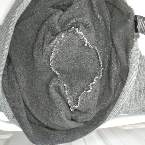 Thick dark gray fleece lined leggings warm - Picture 3 of 11